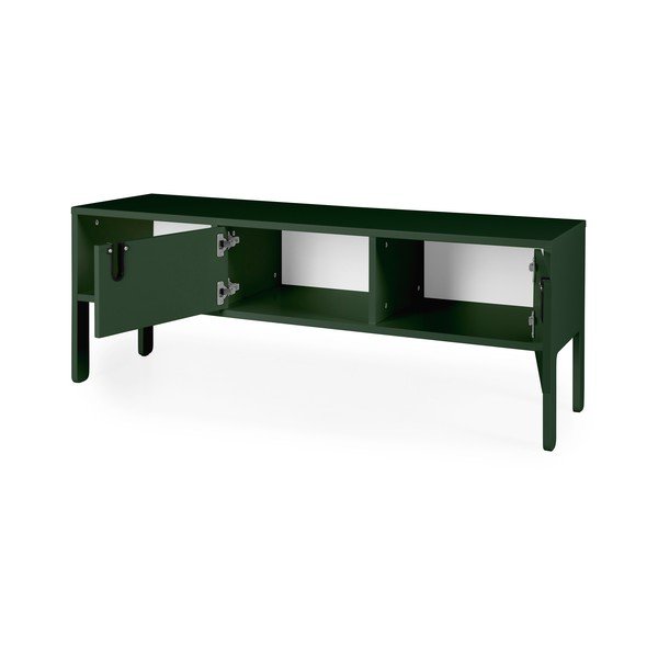 Tmavozelená TV komoda Tenzo Uno, šírka 137 cm-image-4