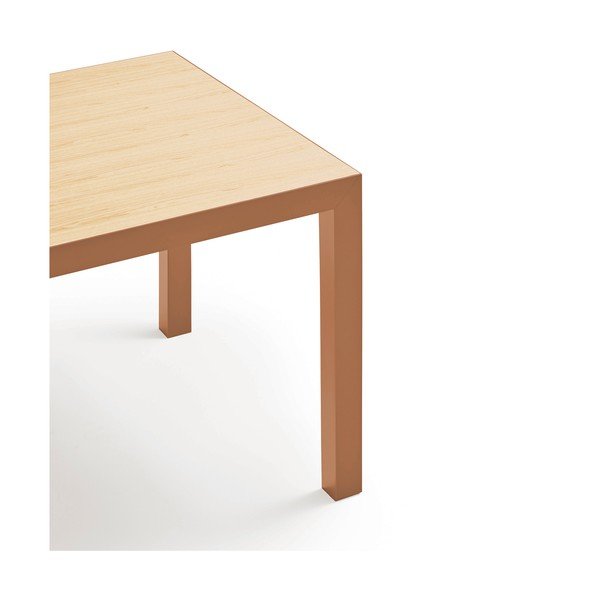 Jedálenský stôl s doskou z dubového dreva 75x180 cm Alma – Teulat-image-3