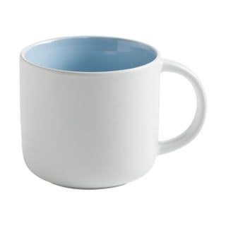 Biely porcelánový hrnček s modrým vnútrom Maxwell&Williams Tint, 450ml