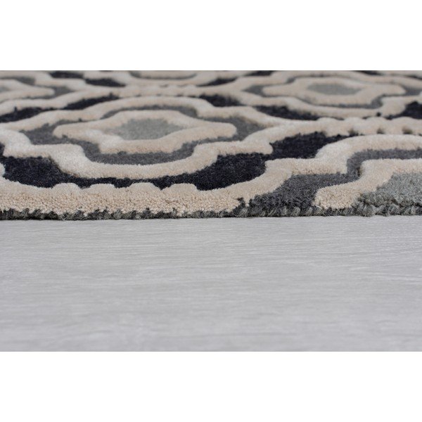 Sivý vlnený koberec 170x120 cm Moorish Amira - Flair Rugs-image-4