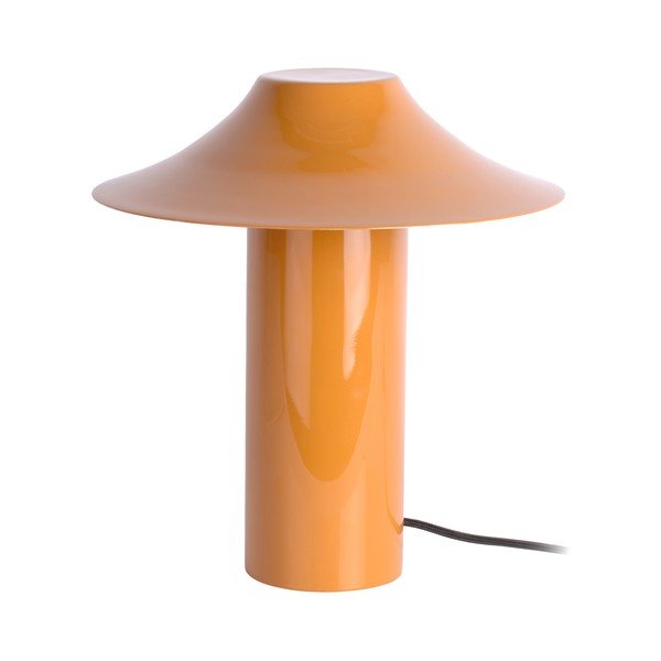 Oranžová kovová stolová lampa (výška  32 cm) Catania Trapeze – Leitmotiv