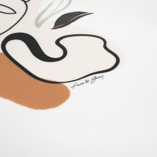 Keramický servírovací tanier VDE Tivoli 1996 Face to Grey, ø 38 x 27,5 cm-image-2