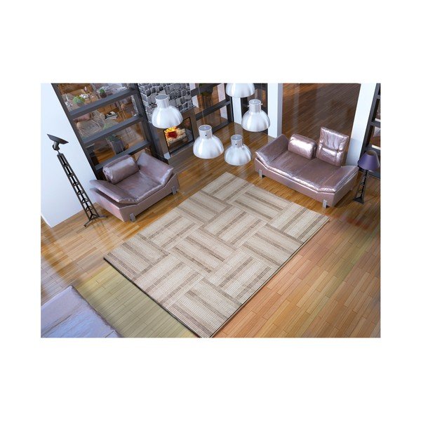 Béžový koberec vhodný aj do exteriéru Universal Meghan Beige, 120 × 170 cm-image-1