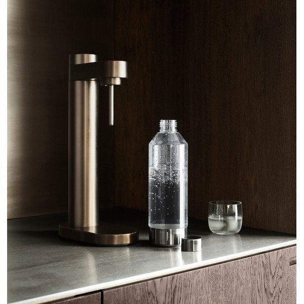 Hnedý výrobník sódy z nehrdzavejúcej ocele Brus – Stelton-image-1