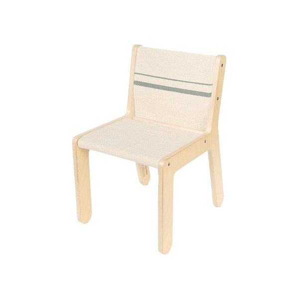 Detská stolička v béžovo-prírodnej farbe Vintage Blue – Lorena Canals