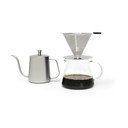Súprava na prekvapkávanú kávu z nehrdzavejúcej ocele v striebornej farbe 500 ml Slow Coffee – Leopold Vienna
