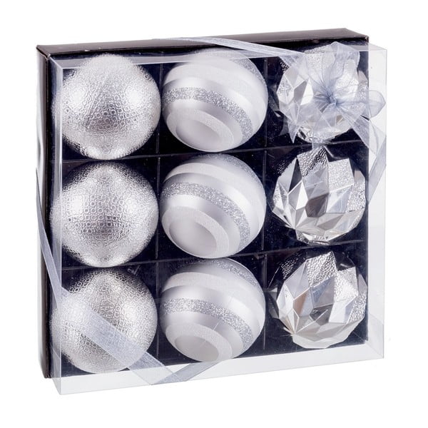 Vianočné gule v súprave 9 ks ø 6 cm – Casa Selección