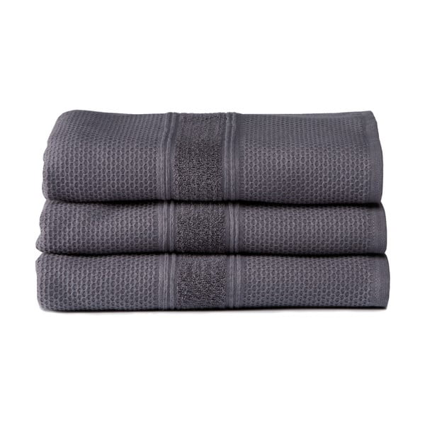 Set 3 uterákov Balance Grey, 60 x 110 cm