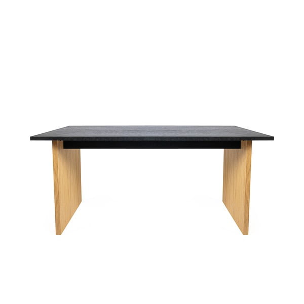 Jedálenský stôl s doskou v dubovom dekore 90x160 cm Stripe - Woodman-image-2