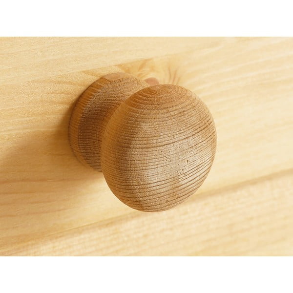 Vitrína z borovicového dreva v prírodnej farbe 95x35 cm Lisa – Støraa-image-1