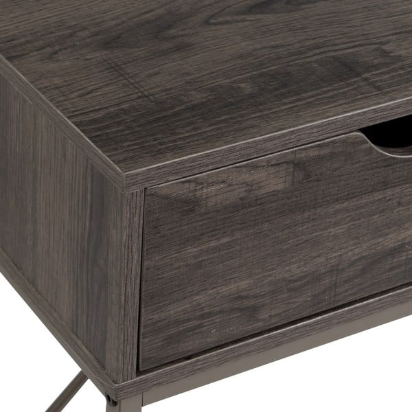 Hnedý konzolový stolík 30x80 cm – Casa Selección-image-1