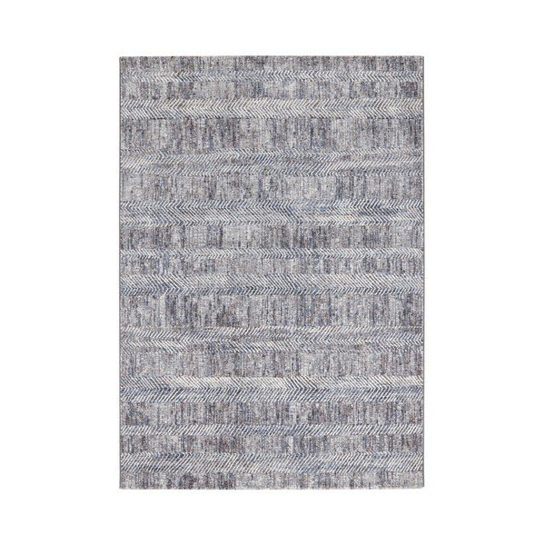 Modro-sivý koberec Elle Decoration Arty Gonesse, 80 × 150 cm