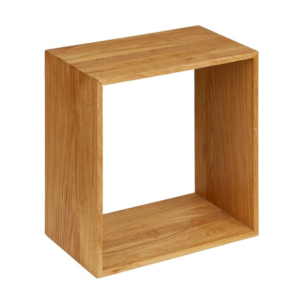 Poschodová polica z dubového dreva v prírodnej farbe 30 cm Lattoon – House Nordic-image-3