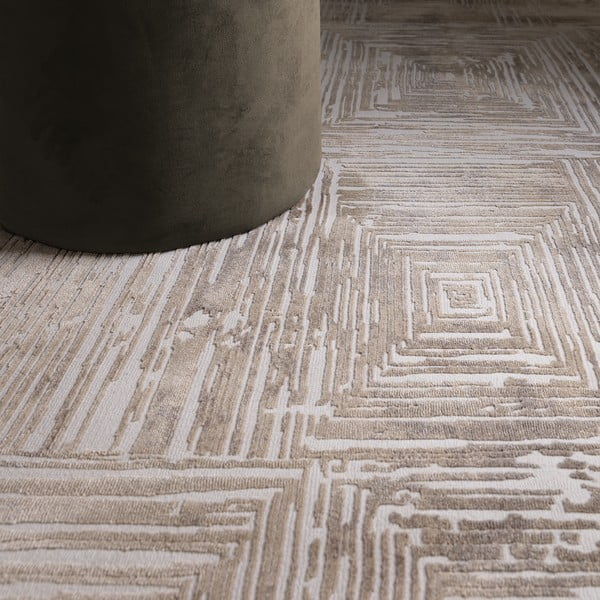 Béžový koberec 80x150 cm Kuza Lines Beige – Asiatic Carpets-image-2