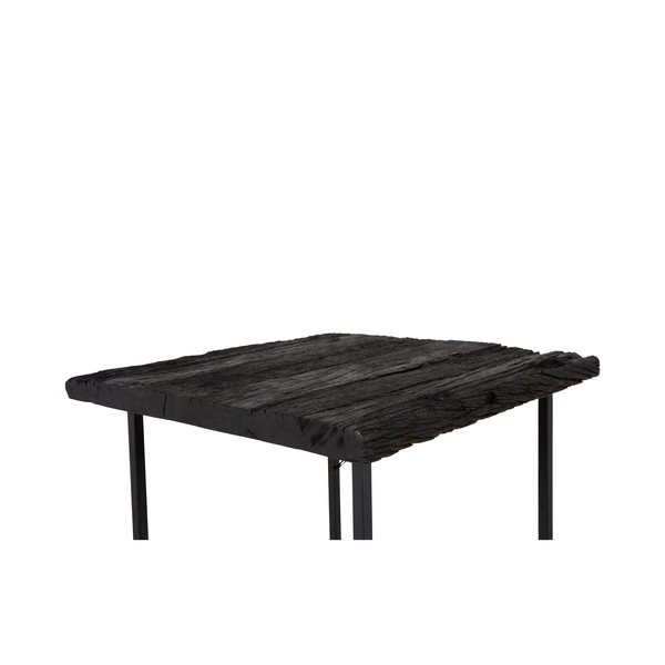 Odkládací stolík s doskou z exotického dreva Canett Hayes Will, dĺžka 50 cm-image-2