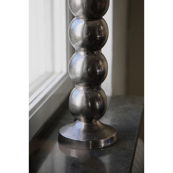 Stolová lampa v striebornej farbe (výška  33 cm) Gong – Markslöjd-image-1