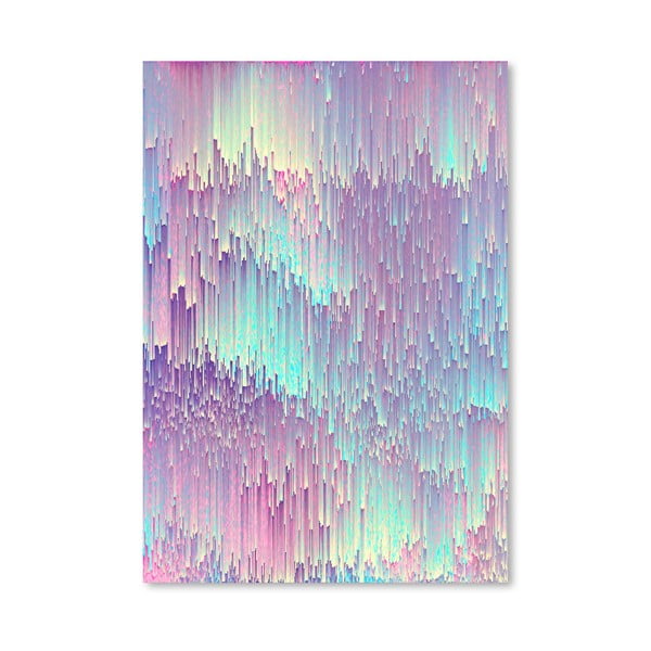 Plagát Americanflat Iridescent Glitches, 30 × 42 cm