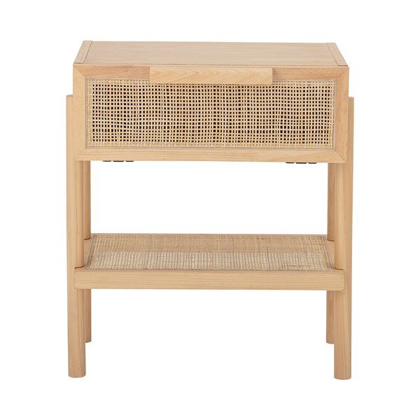Nočný stolík v dekore borovice v prírodnej farbe Manon – Bloomingville