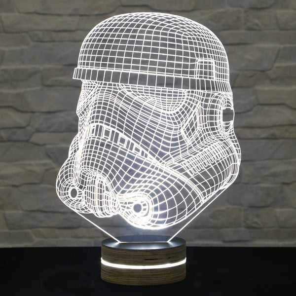 3D stolová lampa Mask