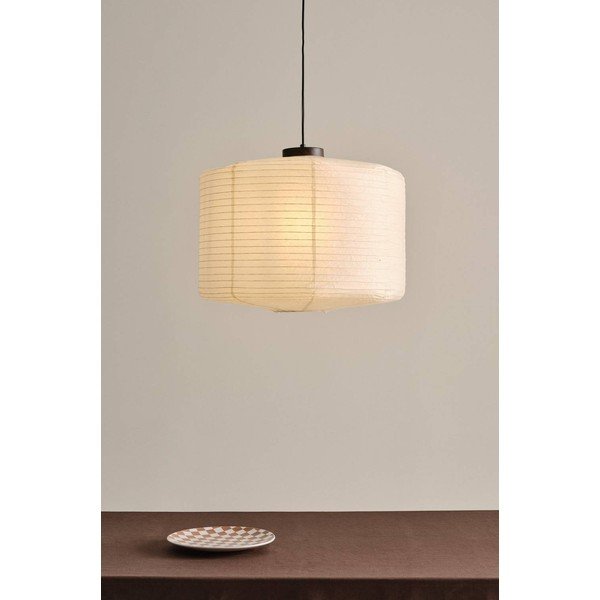 Béžové papierové závesné svietidlo ø 60 cm Siv – Jotex-image-1