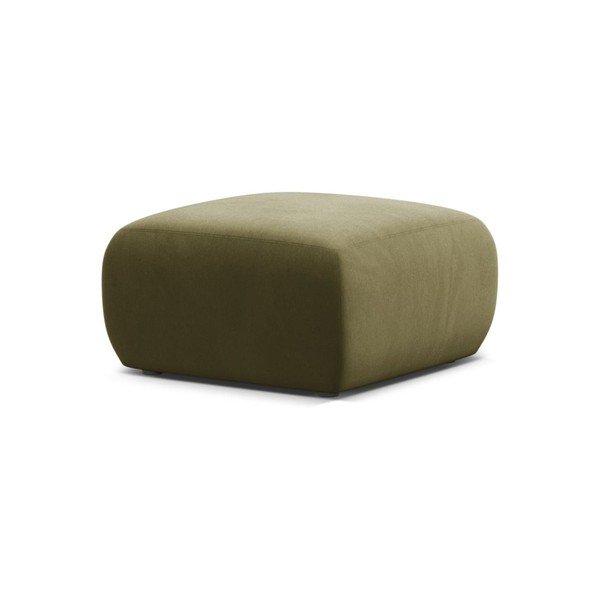 Khaki zamatový taburet Molino – Micadoni 