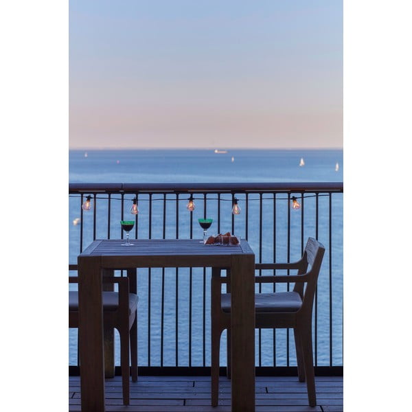 Svetelná reťaz počet žiaroviek 10 ks do zásuvky/solárna dĺžka 300 cm Marcus – Sirius-image-1