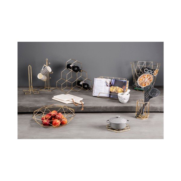 Kovový držiak na kuchynské utierky v zlatej farbe ø 15 cm Vertex – Premier Housewares-image-2