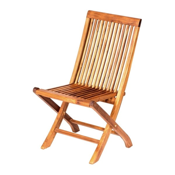 Skladacia záhradná stolička z teakového dreva Massive Home Naomi Derinne