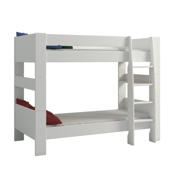 Biela poschodová detská posteľ 90x200 cm Steens for Kids - Tvilum