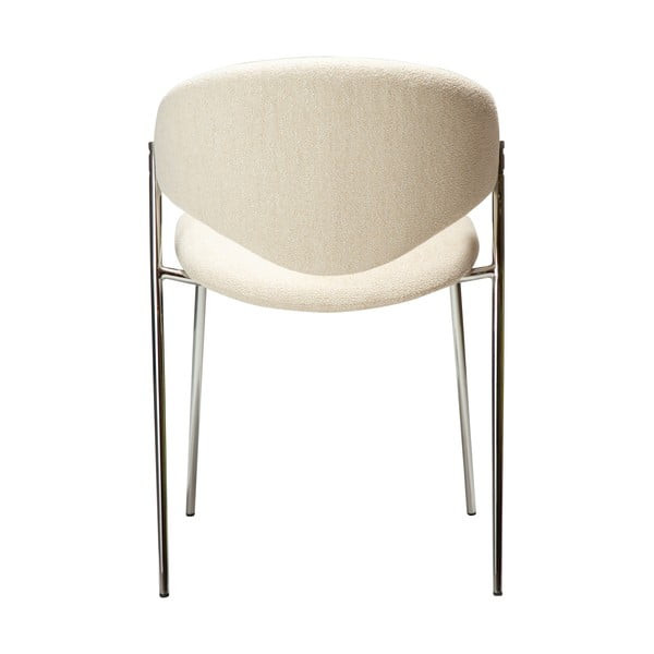 Krémovobiela čalúnená jedálenská stolička Zone – DAN-FORM Denmark-image-3