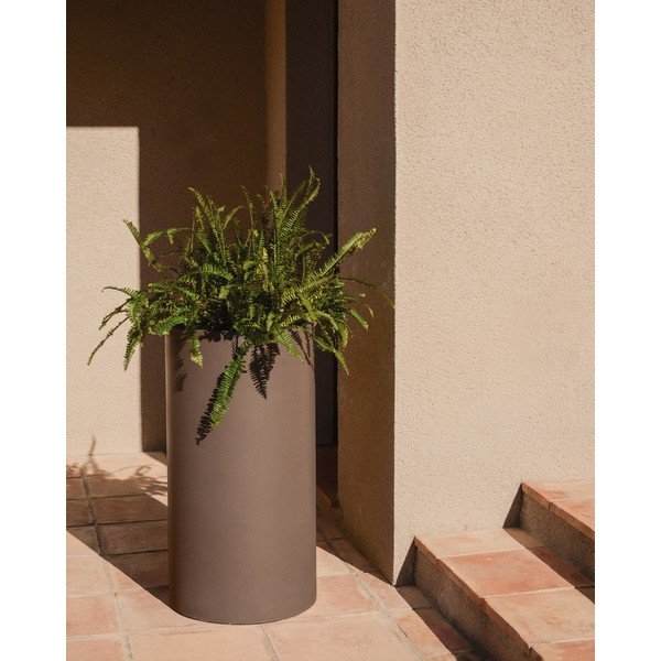 Betónový obal na kvetináč ø 42 cm Aiguablava – Kave Home-image-2