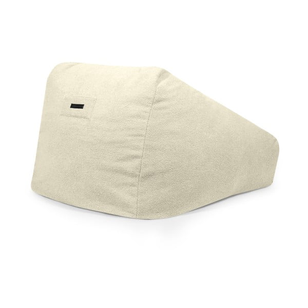 Krémový sedací vak z textílie buklé Sofa Snug – SLOWDOWN-image-3
