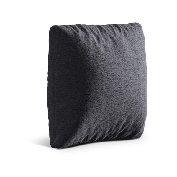 Tmavosivý vankúš na gauč z textílie buklé Kemi – Cosmopolitan Design-image-1