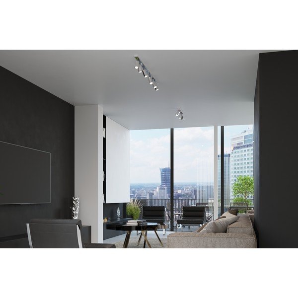 Kovové bodové svietidlo v striebornej farbe 6x30 cm Etna – Sollux-image-3