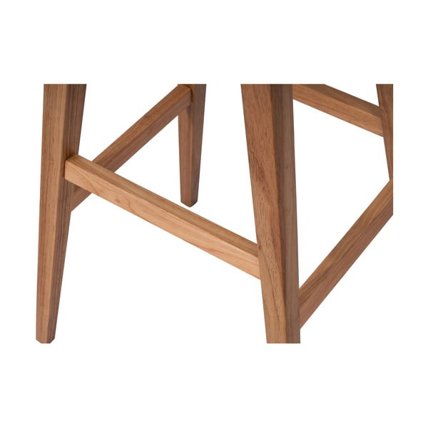 Barová stolička z kaučukového dreva v prírodnej farbe (výška sedadla 75 cm) Club – Bonami Essentials-image-4