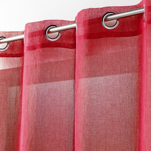 Červená záclona 140x280 cm Telma – douceur d'intérieur-image-1