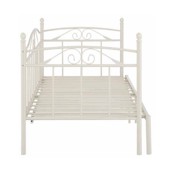 Biela rozkladacia posteľ Støraa Bibi, 90 × 200 cm-image-2