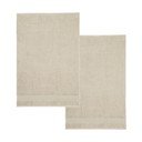 Béžové froté bavlnené osušky v súprave 2 ks 90x140 cm Anti-Bacterial – Catherine Lansfield