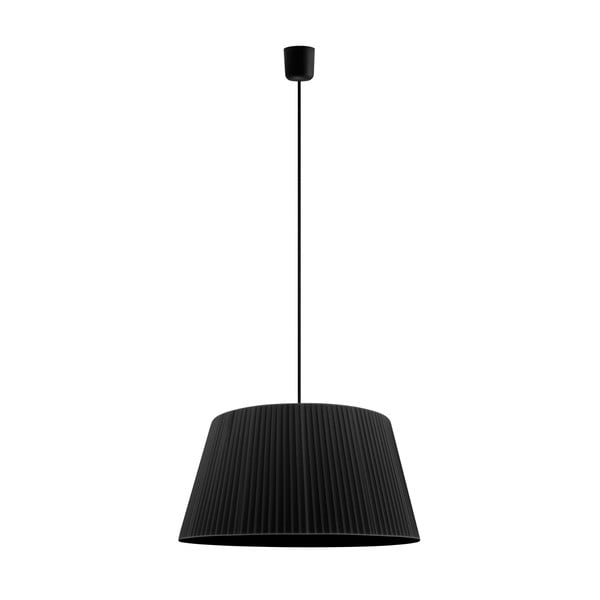 Čierne stropné svietidlo Sotto Luce KAMI, Ø 54 cm