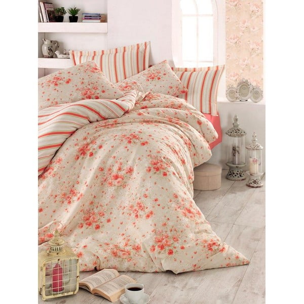 Ružová prikrývka na posteľ Love Colors Jayla, 200 x 240 cm