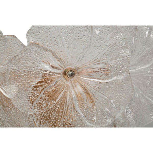 Sklenené nástenné svietidlo v zlatej farbe Ibiscus – Mauro Ferretti-image-3