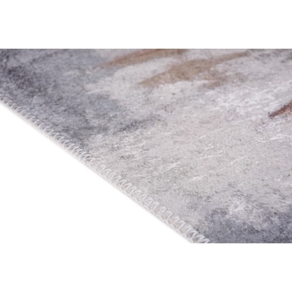 Sivý/slonovinový prateľný behúň 80x200 cm Abstract Colors – Vitaus-image-2