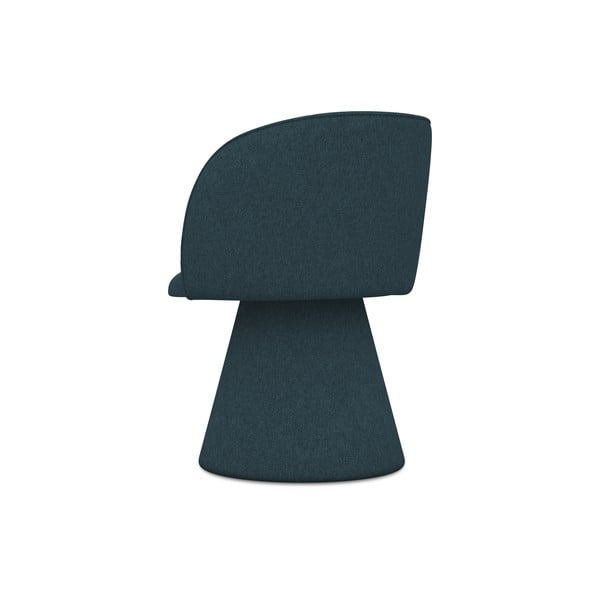 Čalúnené jedálenské kreslo v petrolejovej farbe Maia – Makamii-image-2