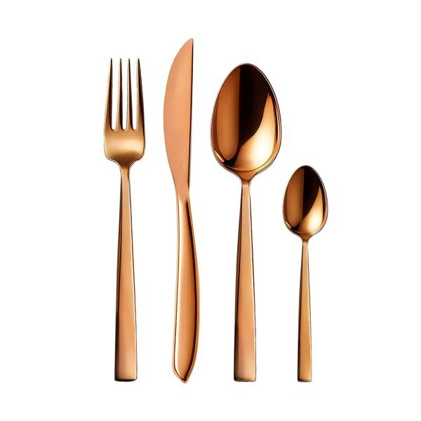 Nerezový príbor v medenej farbe 24 ks Copper - Orion