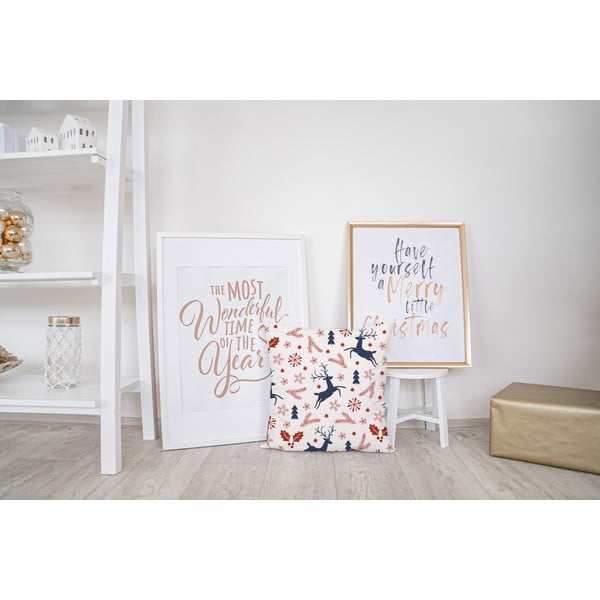 Dekoračný vankúš s vianočným motívom 45x45 cm Christmas Symbols – Butter Kings-image-2