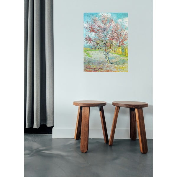 Obraz - 50x70 cm reprodukcia Pink Peach Trees, Vincent van Gogh – Fedkolor-image-1