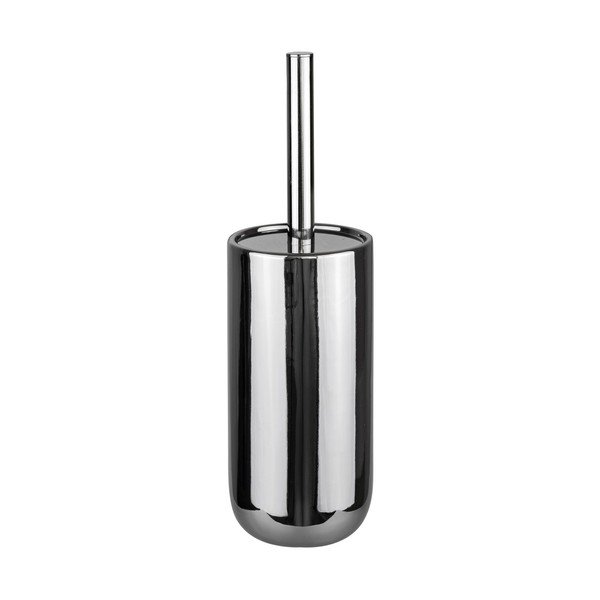 Keramická WC kefa v striebornej farbe Lotus – Mette Ditmer Denmark