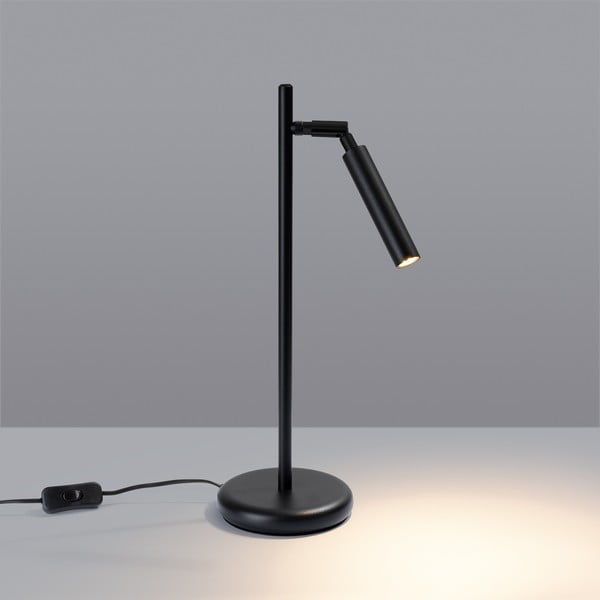 Čierna stolová lampa (výška  43 cm) Fideus – Sollux-image-3