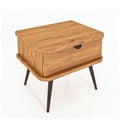 Nočný stolík z dubového dreva v prírodnej farbe Kula - The Beds