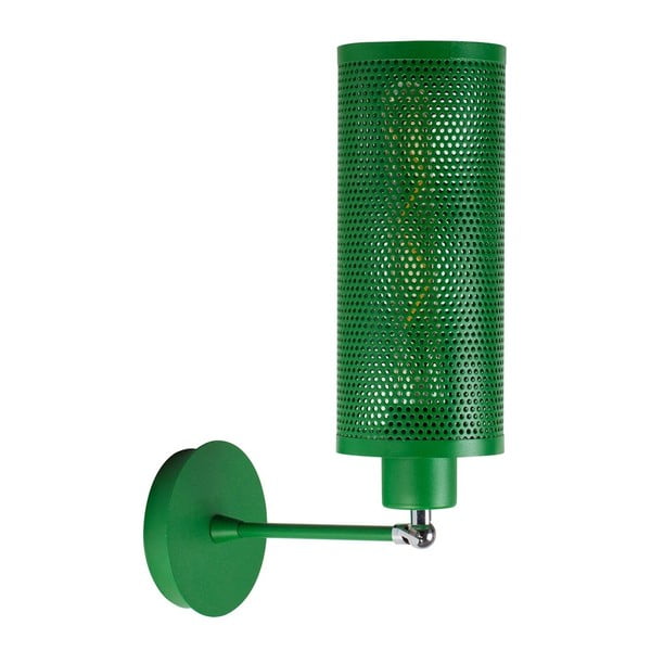 Zelená nástenná lampa Shade